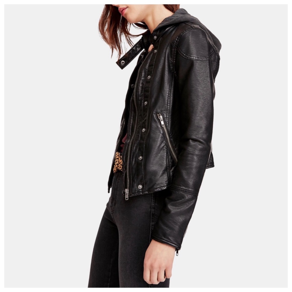 We the Free People vegan leather jacket - Picture 6 of 12